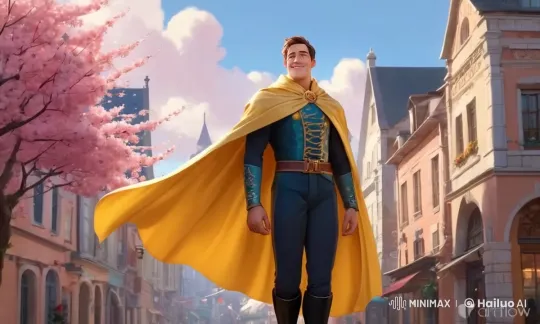 Gregor the Gentle Giant Strolls Through Town in Grand Attire – AI Generated Video | Hailuo AI