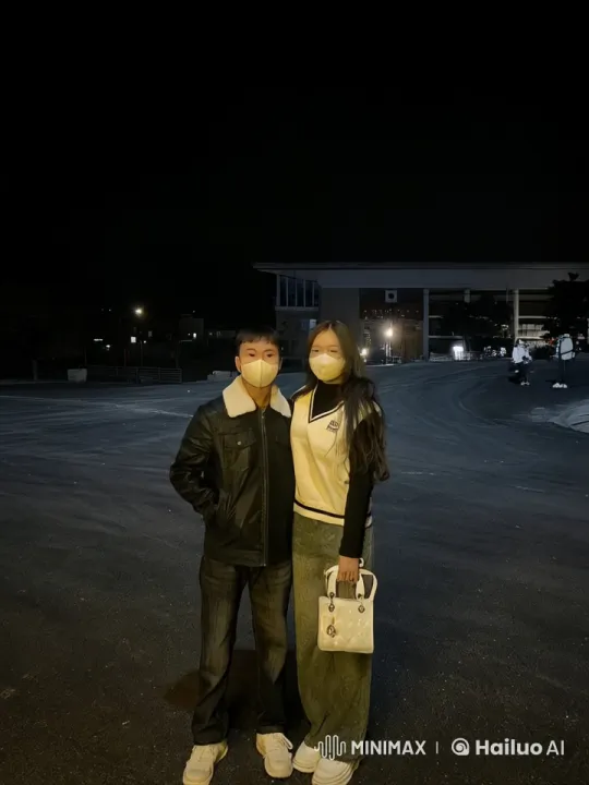 Nighttime Martial Arts Duel in Dimly Lit Parking Lot – AI Generated Video | Hailuo AI