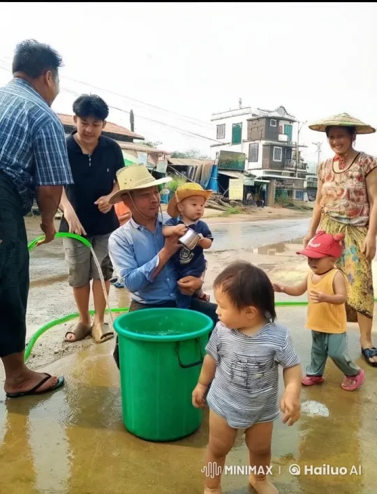 Village Family Engages in Playful Martial Arts Display – AI Generated Video | Hailuo AI