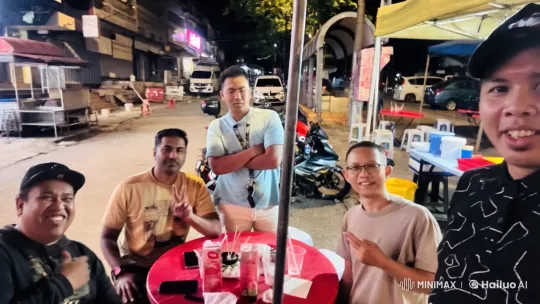 Nocturnal Street Martial Arts Display by Friends – AI Generated Video | Hailuo AI