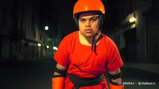 Urban Kung Fu Fighter Showcases Grace and Precision – AI Generated Video | Hailuo AI