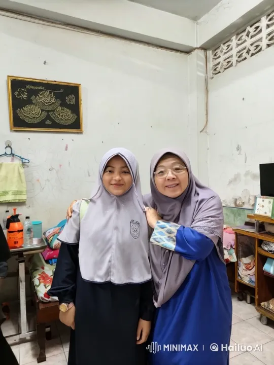 Two Women Share a Tender Moment in a Cozy, Traditional Room – AI Generated Video | Hailuo AI