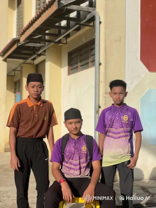 Boys in School Uniforms Perform Martial Arts in Front of Building – AI Generated Video | Hailuo AI