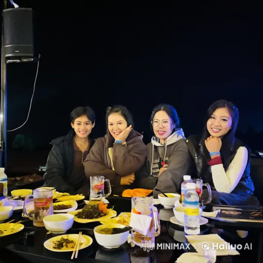 Intense Martial Arts Fight Over Dinner Table – AI Generated Video | Hailuo AI