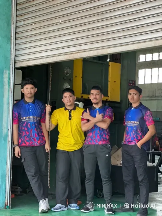 Four Men Perform Martial Arts in Industrial Setting – AI Generated Video | Hailuo AI