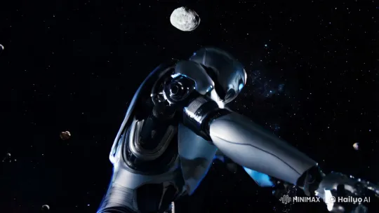 Heroic Robot Fights Devil, Saves Earth from Asteroid – AI Generated Video | Hailuo AI