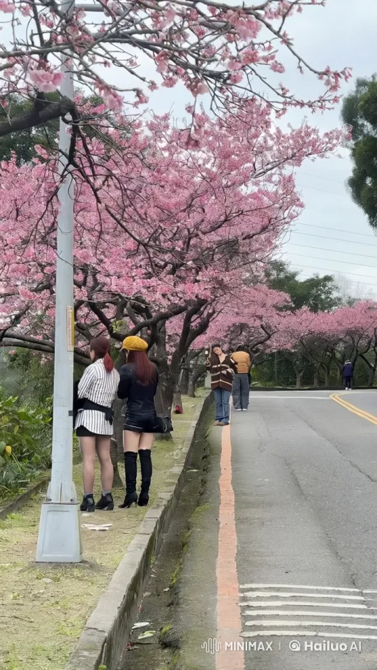 Kung Fu Showdown Amidst Cherry Blossoms – AI Generated Video | Hailuo AI