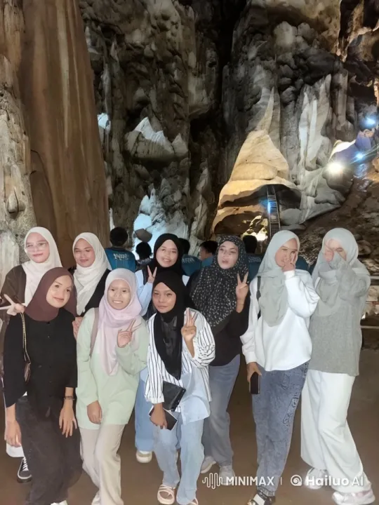 Friends Enjoy Playful Martial Arts in Grand Cave – AI Generated Video | Hailuo AI