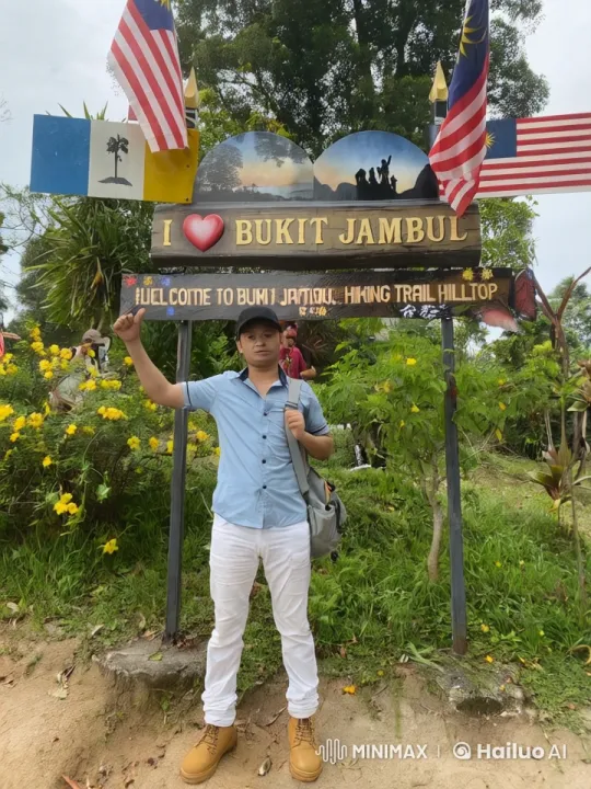 Kung Fu Performance on Bukit Jambul Hilltop – AI Generated Video | Hailuo AI