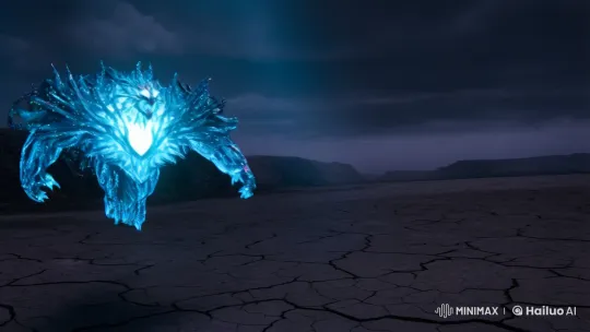 Abyssweaver's Menacing Descent in a Haunting Twilight Wasteland – AI Generated Video | Hailuo AI