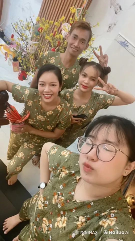 Floral-Green Outfits Perform High-Energy Kung Fu Display – AI Generated Video | Hailuo AI
