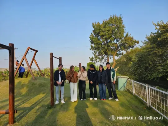 Kung Fu Practitioners Displaying Skills in Park – AI Generated Video | Hailuo AI