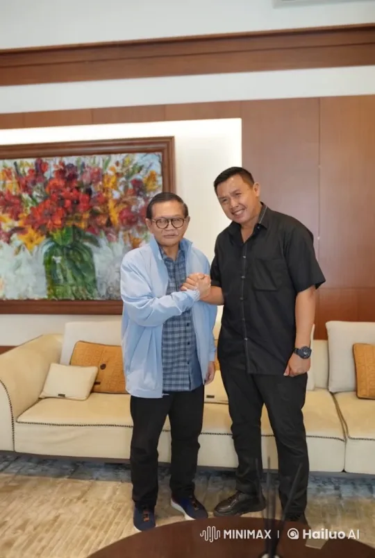 Kung Fu Duel in a Beige Room with Floral Art – AI Generated Video | Hailuo AI
