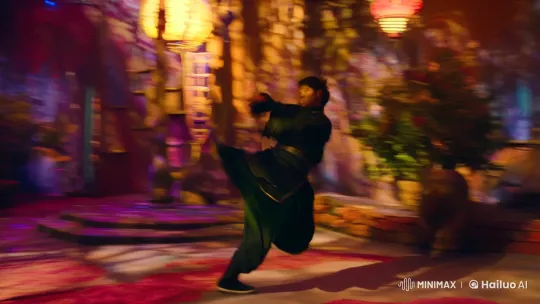 Vibrant Kung Fu Fight in Cinematic Martial Arts Scene – AI Generated Video | Hailuo AI