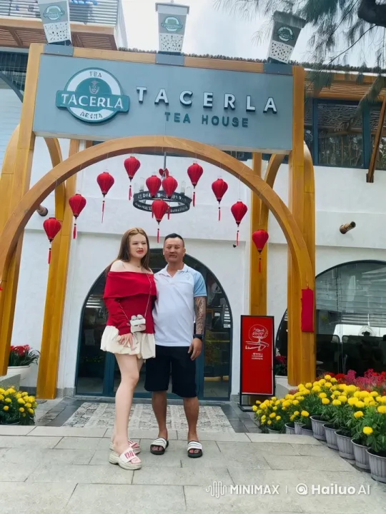 Couple's Energetic Martial Arts Display at Tacarla Tea House – AI Generated Video | Hailuo AI