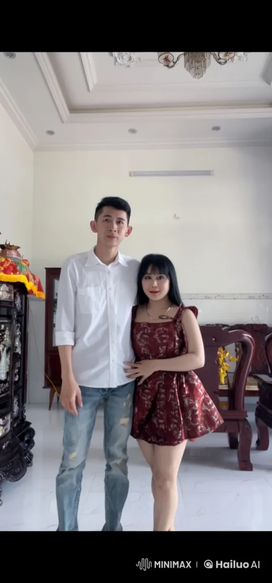 Couple Showcases Martial Arts Prowess in Elegant Living Room – AI Generated Video | Hailuo AI