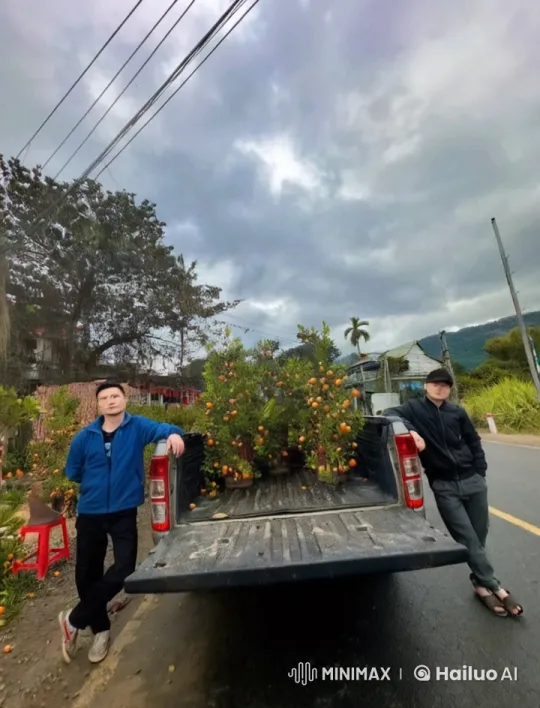 Rural Roadside Kung Fu Fight Over Truck of Plants – AI Generated Video | Hailuo AI