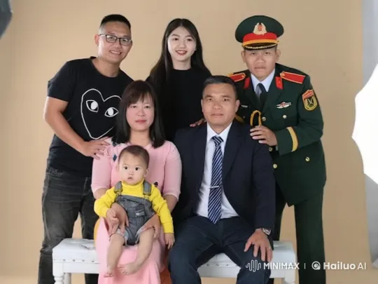 Family Portrait Transforms into Martial Arts Showdown – AI Generated Video | Hailuo AI