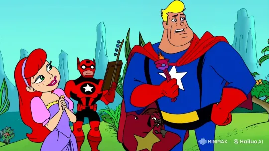 Ariel Joins Avengers in Animated Cartoon with Music – AI Generated Video | Hailuo AI