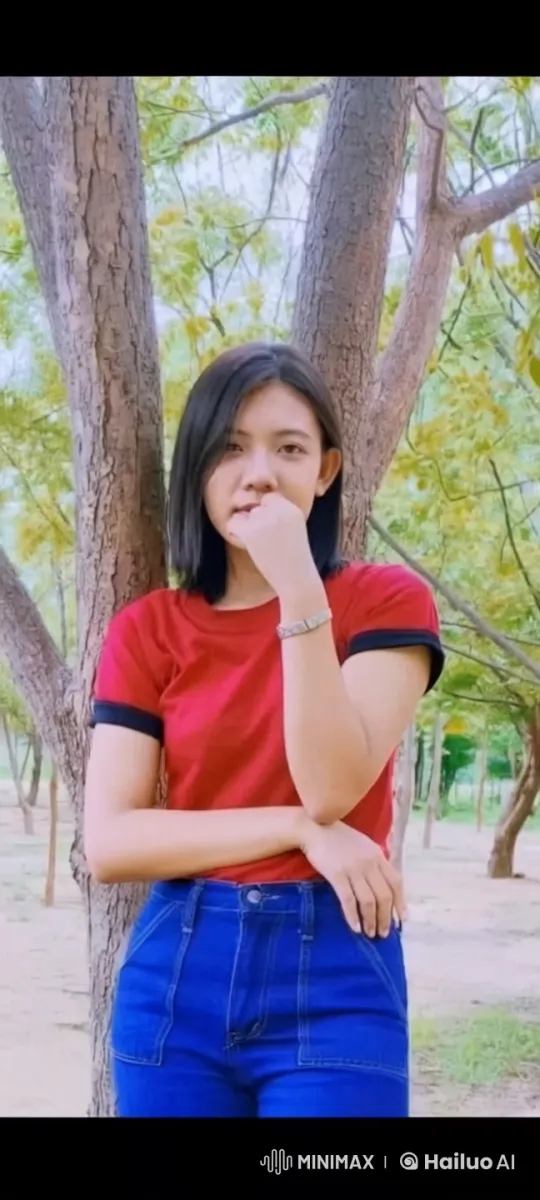 Young Woman in Serene Outdoor Setting – AI Generated Video | Hailuo AI