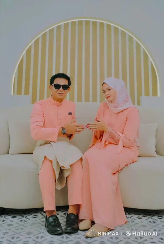 Traditional Pink Attire Kungfu Fight on Beige Sofa – AI Generated Video | Hailuo AI