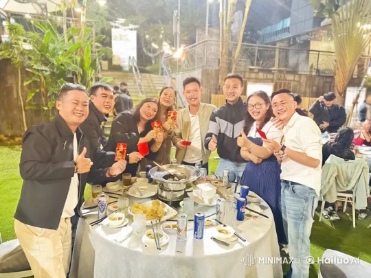Kungfu Fight Erupts at Outdoor Party – AI Generated Video | Hailuo AI