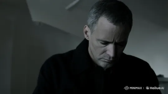 Man Meets Woman in Dimly Lit, High-Contrast Room – AI Generated Video | Hailuo AI