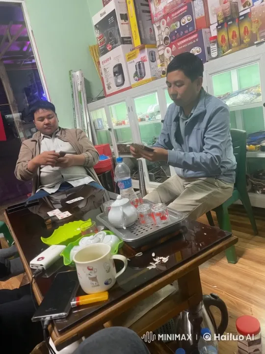 Cozy Store Interior with Card Game and Casual Atmosphere – AI Generated Video | Hailuo AI