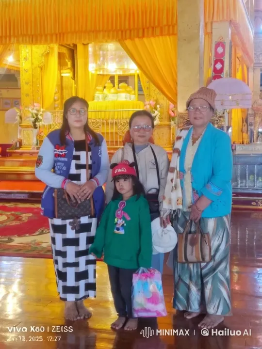 Serene Temple Scene with Diverse Individuals – AI Generated Video | Hailuo AI