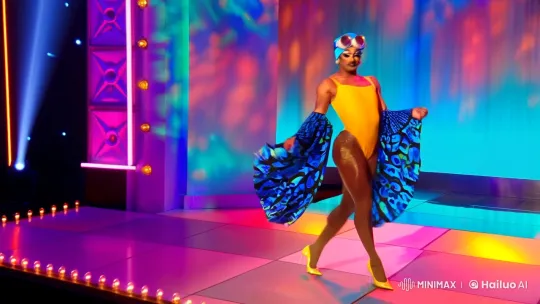 Avant-Garde Drag Queen Showcase in Futuristic Fashion – AI Generated Video | Hailuo AI