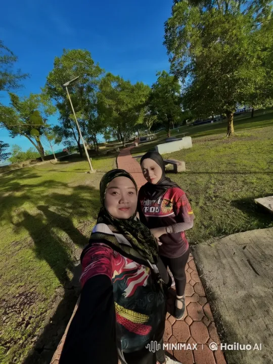 Playful Kung Fu Display in Lush Park Setting – AI Generated Video | Hailuo AI