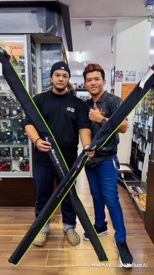 Kungfu Fight with Fishing Gear in Store – AI Generated Video | Hailuo AI