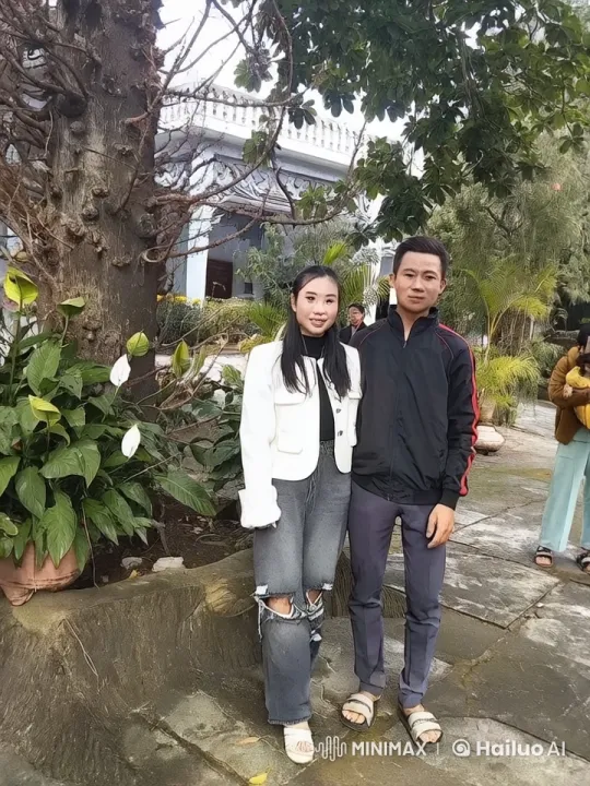 Couple Practicing Kung Fu in Peaceful Garden – AI Generated Video | Hailuo AI