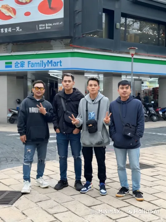 Friends' Imaginative Street Fight in Urban Setting – AI Generated Video | Hailuo AI