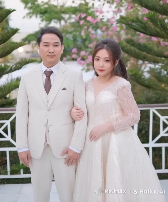 Formal Attire Meets Martial Arts in Elegant Garden Setting – AI Generated Video | Hailuo AI