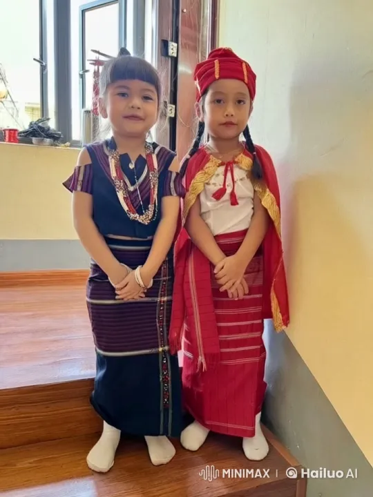 Traditional Attire: Young Girls Perform Synchronized Martial Arts – AI Generated Video | Hailuo AI