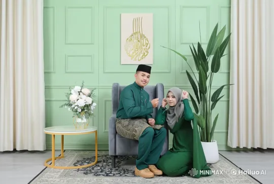 Traditional Green Attire: A Martial Arts Fusion Display – AI Generated Video | Hailuo AI