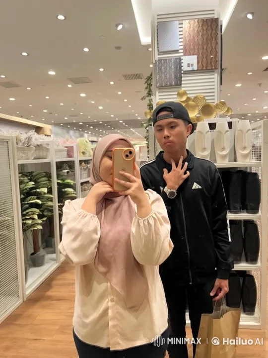Young Couple Playfully Poses as Kung Fu Fighters in Home Decor Store – AI Generated Video | Hailuo AI