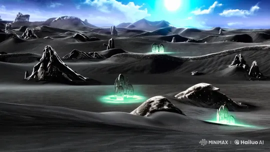 Captain's Arrival on Alien Desert Planet – AI Generated Video | Hailuo AI