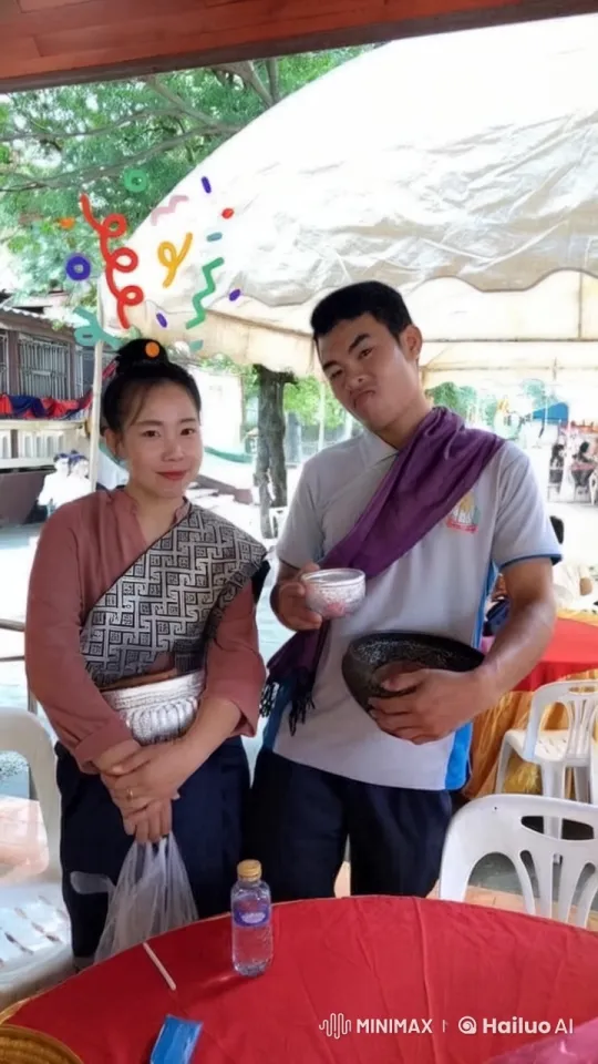 Traditional Kungfu Display in Festive Outdoor Setting – AI Generated Video | Hailuo AI