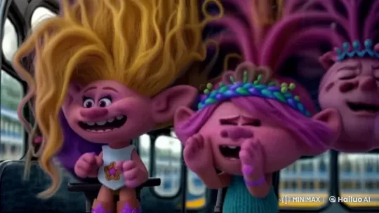 Troll Village Celebration: Poppy's Energetic Train Party – AI Generated Video | Hailuo AI