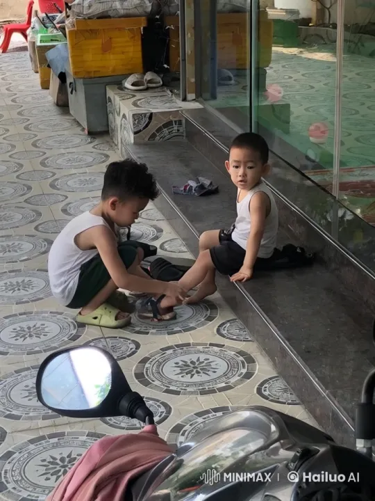 Young Boys Engage in Intense Kung Fu Duel – AI Generated Video | Hailuo AI