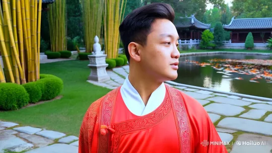 Chinese Man Sings and Dances in Traditional Robe – AI Generated Video | Hailuo AI