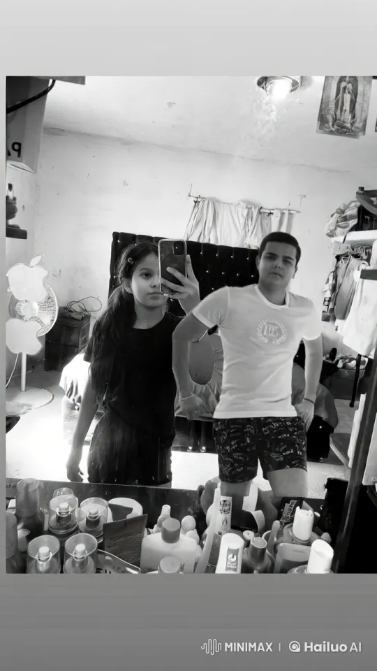 Intimate Moment Captured in Bedroom Mirror – AI Generated Video | Hailuo AI