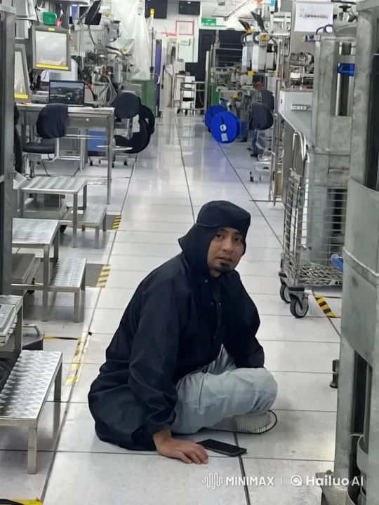 Kungfu Master Demonstrates Skills in Industrial Workspace – AI Generated Video | Hailuo AI