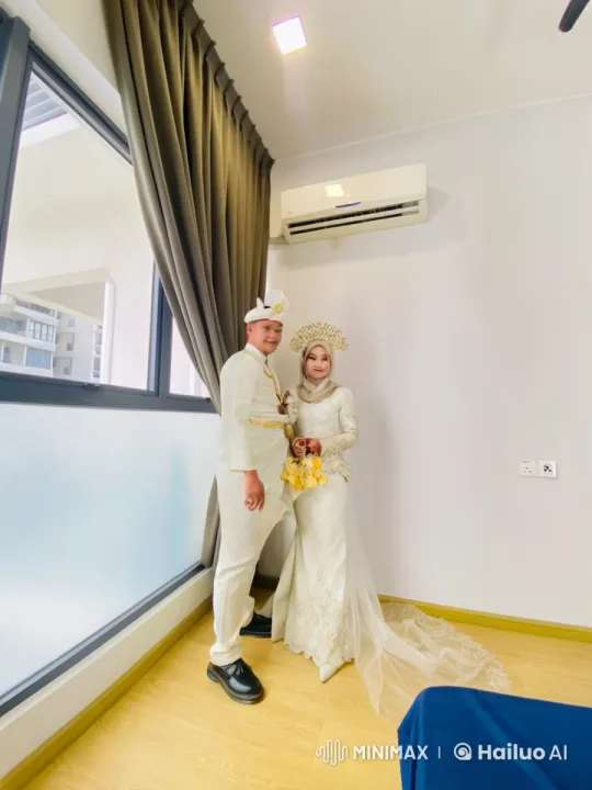 Traditional Attired Couple Perform Kung Fu in Wedding Video – AI Generated Video | Hailuo AI