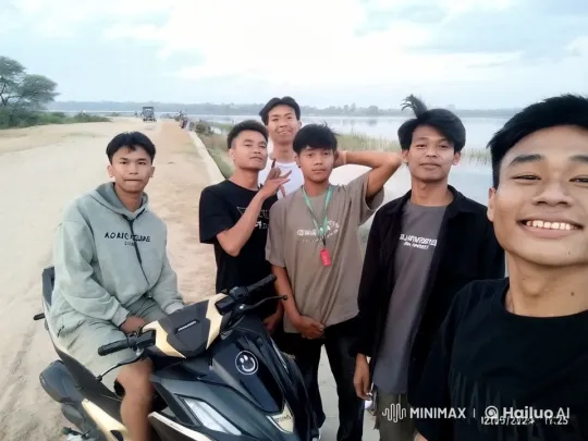 Group of Friends Practicing Martial Arts by the Lake – AI Generated Video | Hailuo AI