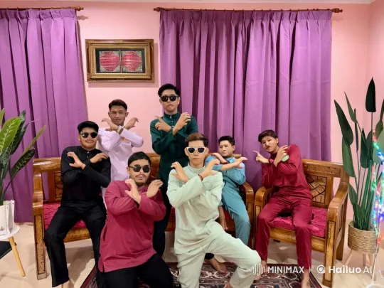 Young Men Practice Kung Fu in Colorful Traditional Attire – AI Generated Video | Hailuo AI