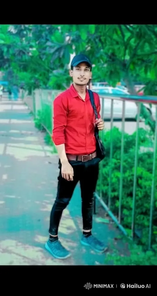 Young Man Reflects on Sidewalk with Loving Message – AI Generated Video | Hailuo AI