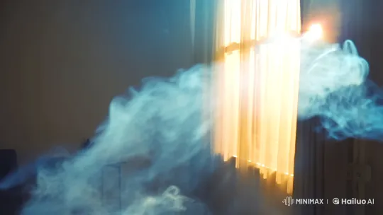 Dance of Smoke: Capturing Ethereal Beauty in Motion – AI Generated Video | Hailuo AI